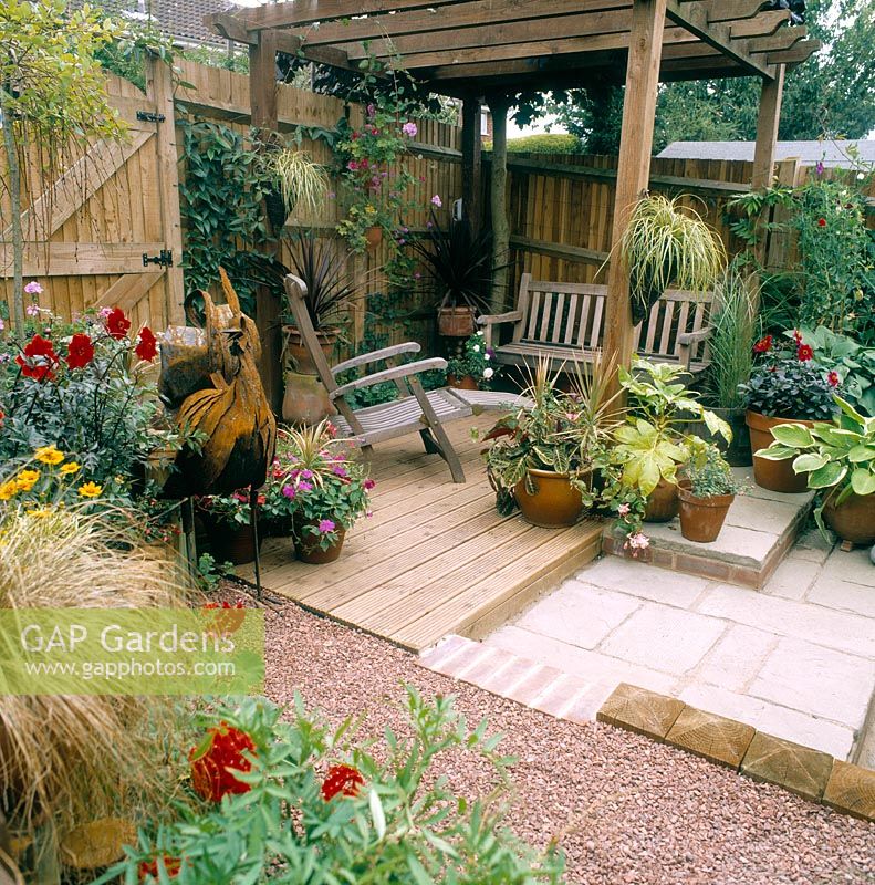Petit jardin avec coin salon - Harpenden Hertfordshire