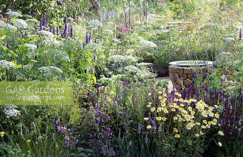 'The Copella Bee Garden ', médaillé d'argent doré au RHS Hampton Court Flower Show 2010