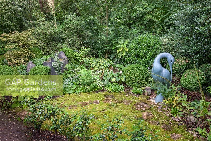 The Moss Garden, Highgrove août 2012.