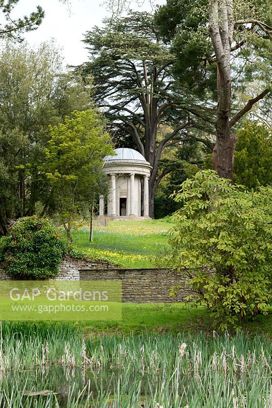 Le Temple de Millichope Park, un jardin paysager anglais datant du XVIIIe siècle.