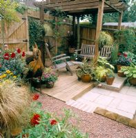 Petit jardin avec coin salon - Harpenden Hertfordshire