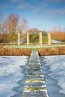 Le pont fait à partir de Robert Adam Ioniccapitals des ailes de Gosford House à Beckley Park, Oxfordshire.