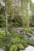 Bain de forêt dans le jardin The Lexus Kansho-niwa Experience au BBC Gardener's World Live 2022