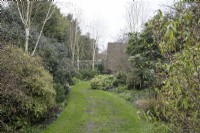 Le jardin d'hiver des jardins botaniques de Winterbourne - avril